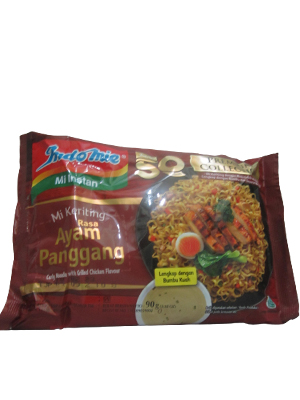 Indomie Keriting Ayam Panggang 90 Gr Mie Instant